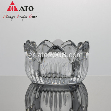 Λουλούδι κερί Κερμού Crystal Glass Candle Holder κούπα